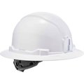 Ergodyne Ergodyne Skullerz® 8971 Hard Hat, Full Brim, Ratchet Suspension, Class E, White 60150